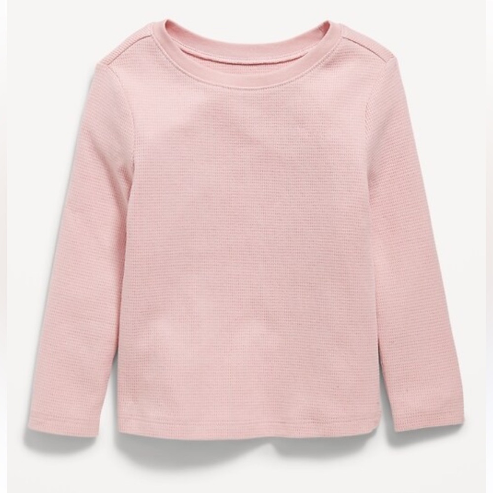 🍓3/$10 Old Navy Light Pink Long Sleeve Tee size 12-18m